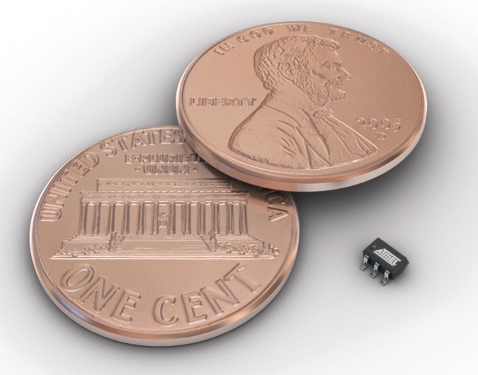 Atmel nabízí nejmenší dostupné mikrokontroléry